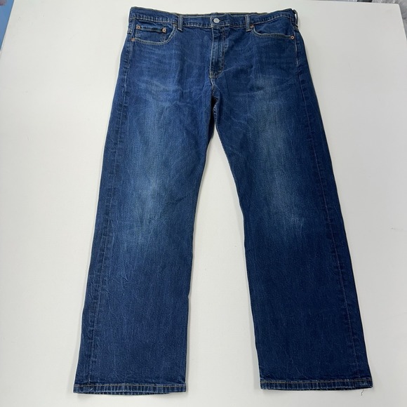Levi's Other - Levi's 569 Jeans Loose Straight Blue Denim Jeans Mens 40x32